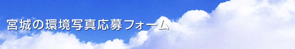 宮城の環境写真応募フォーム